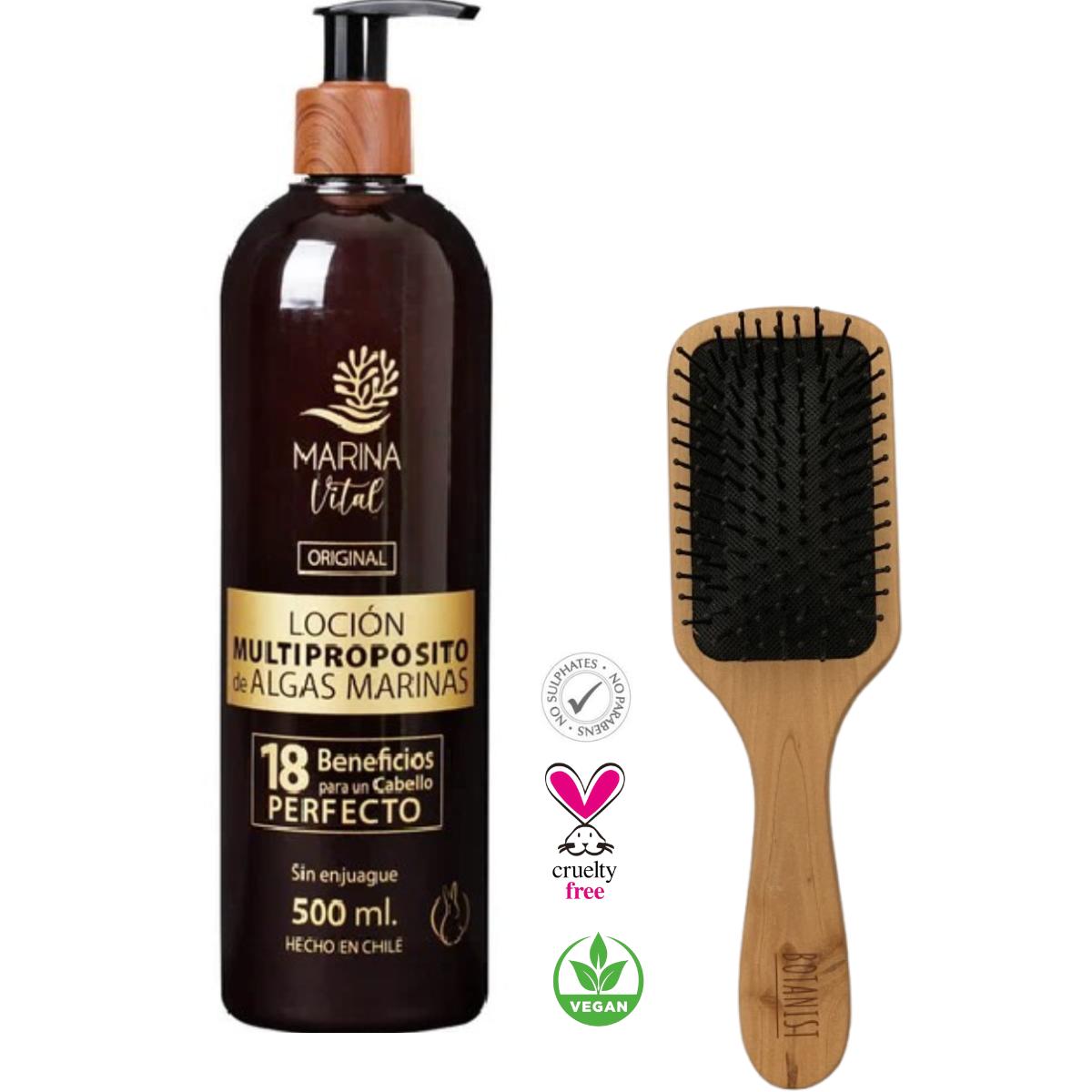 Loción Multipropósito Marina Vital 500ml +cepillo Desenredan