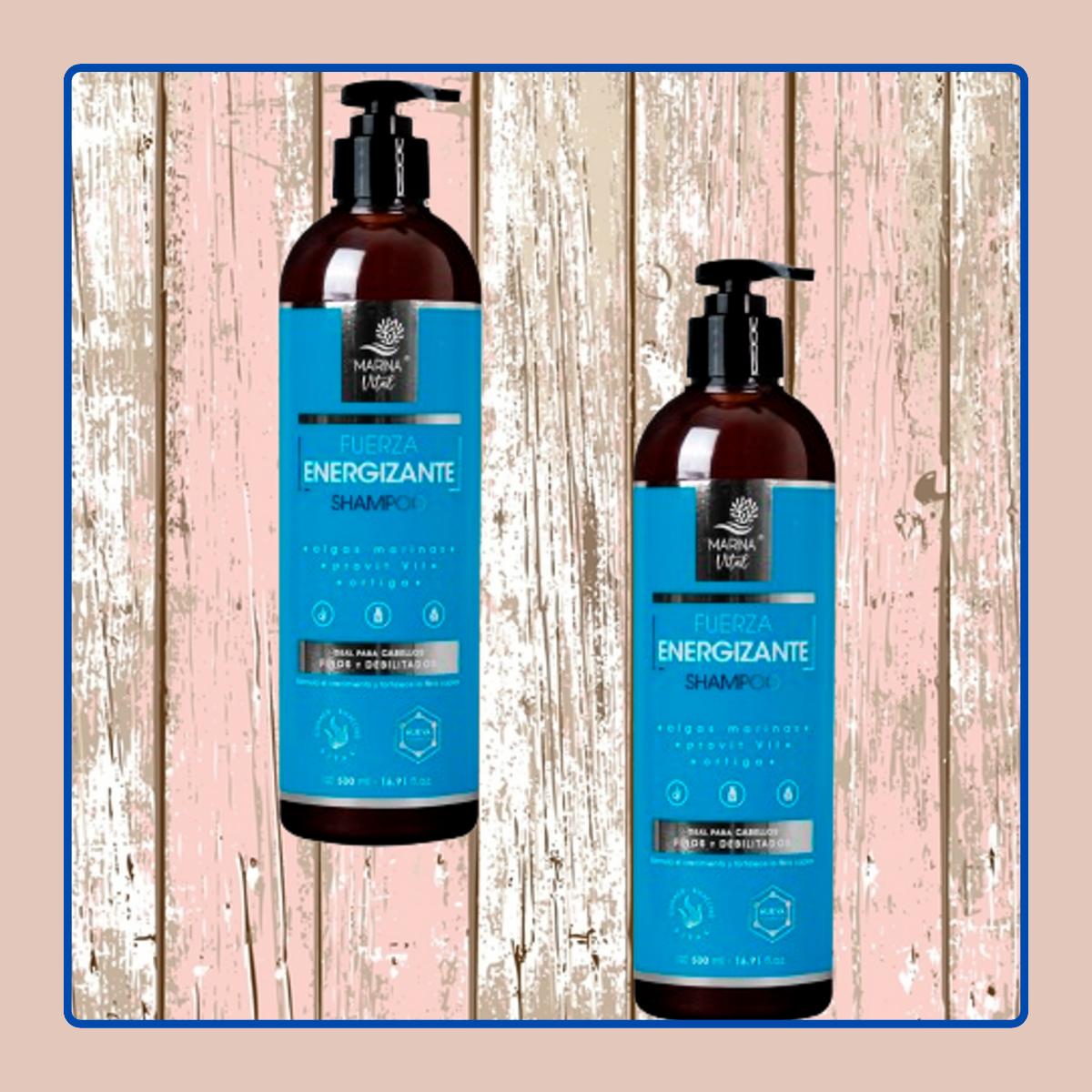 Shampoo Fza Energizante Pack 2 prod 500 ml c.u. Marina Vital