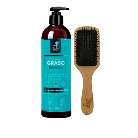 Shampoo Control Graso 500 ml + Cepillo Desenredador