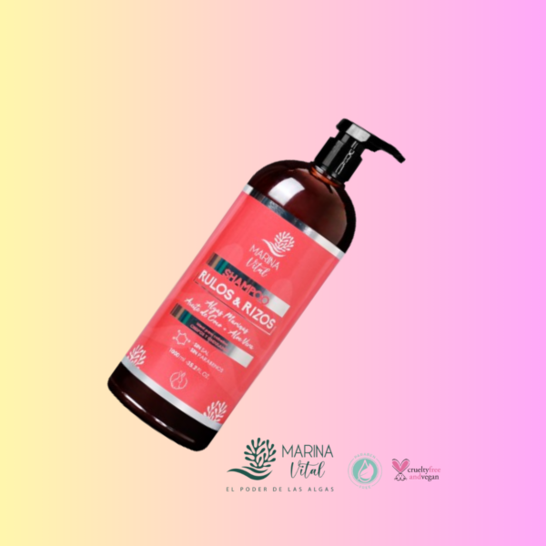 Shampoo Rulos & Rizos 1000 ml Marina Vital - Imagen 3