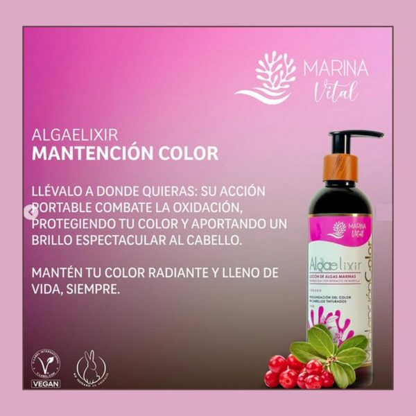 Loción AlgaElixir Mantención Color 250 ml Marina Vital - Imagen 4